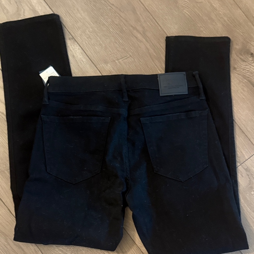 Abercrombie & Fitch Black Distressed Skinny Jeans NWT - Picture 7 of 8